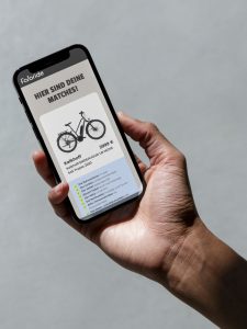 e-Bike-Finder auf dem Handy