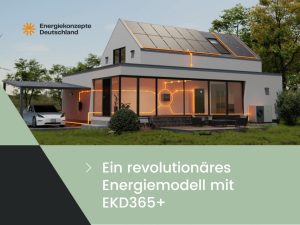 Hausgrafik mit Energieflusssimulation